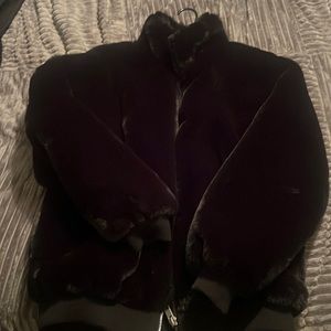 Zara faux fur jacket